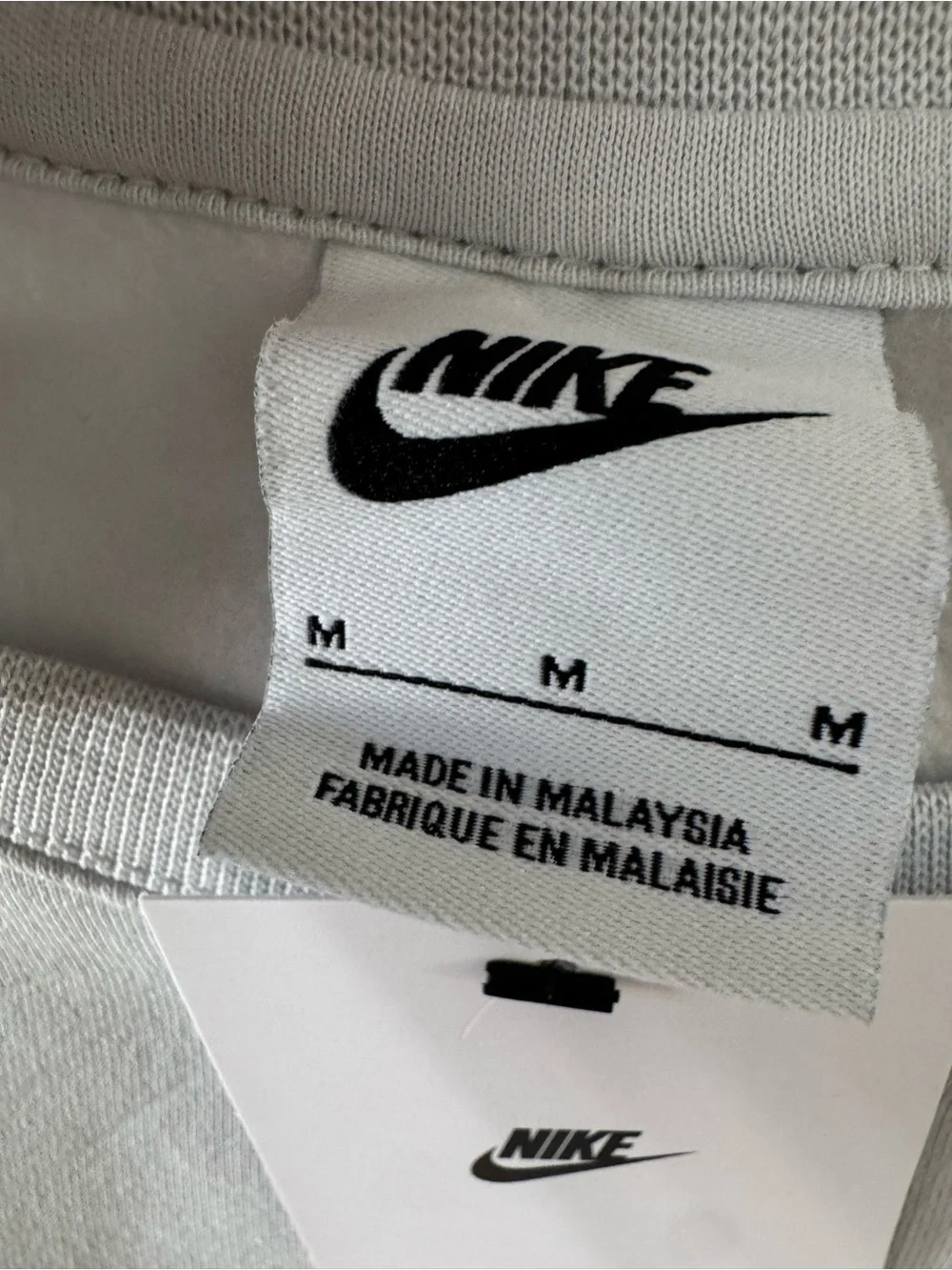 Nike Kids Crewneck Sweatshirt and Joggers Set in Light Beige - Picture 7 of 15